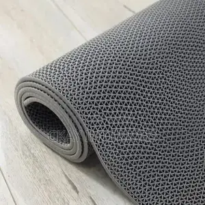Great for Wet and Busy Areas With Grey Perforated PVC Mats