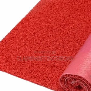 Strong Grip, Smart Design Blue and Red  Spaghetti PVC Mats