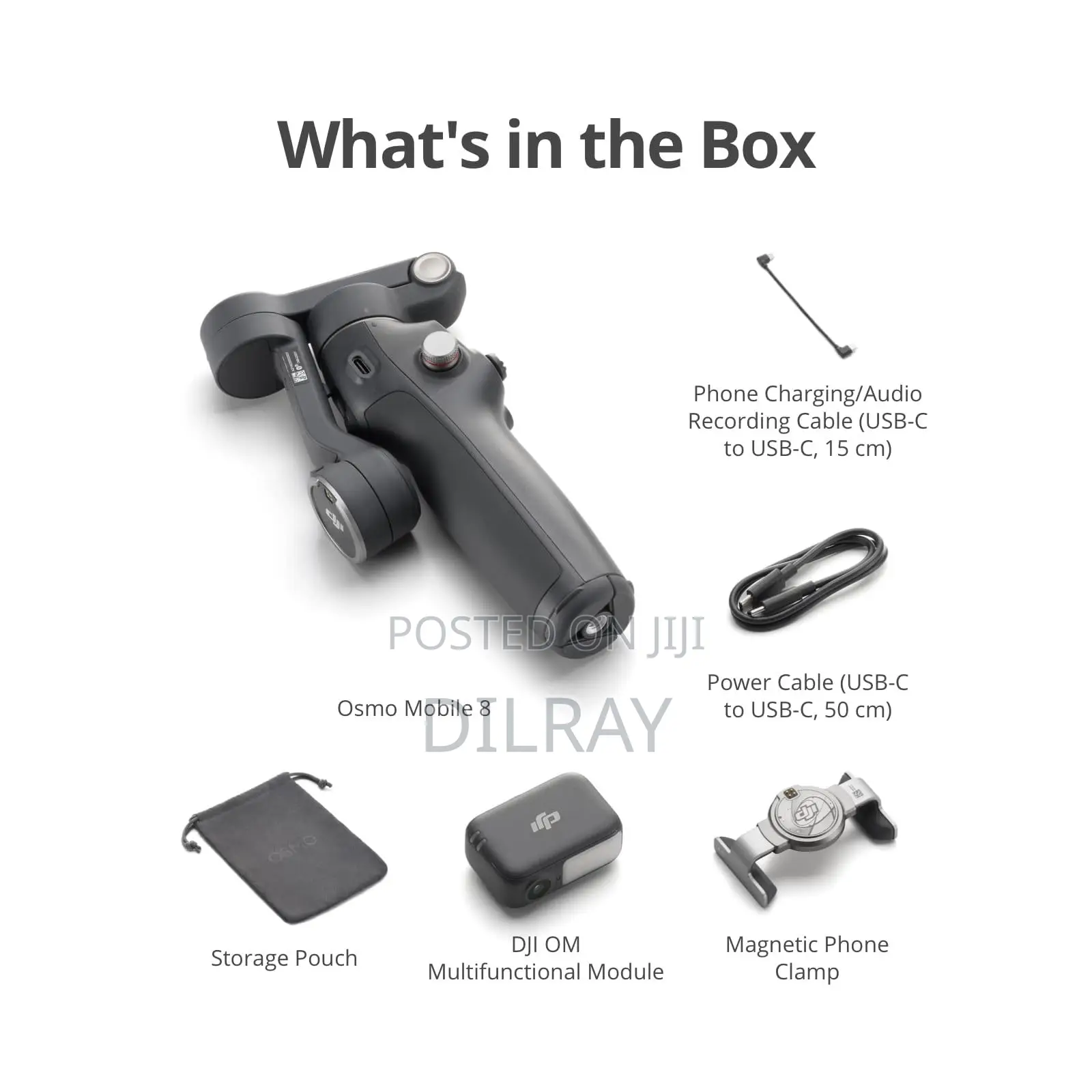 Original Dji Osmo Mobile 8 With Dji Mic Mini