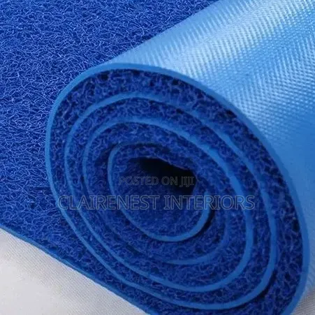 Strong Grip, Smart Design Blue and Red  Spaghetti PVC Mats