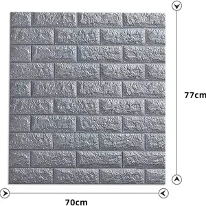 3D Foam Brick Wall Panels – Stylish & Modern Wall Makeover