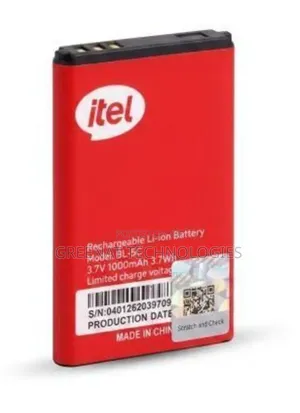 Itel BL-5C Battery Original 1000mAh Li-Ion Battery