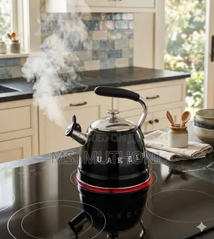 3500 Ml Vintage-Style Stainless Steel Stove Top Whistling Tea Kettle