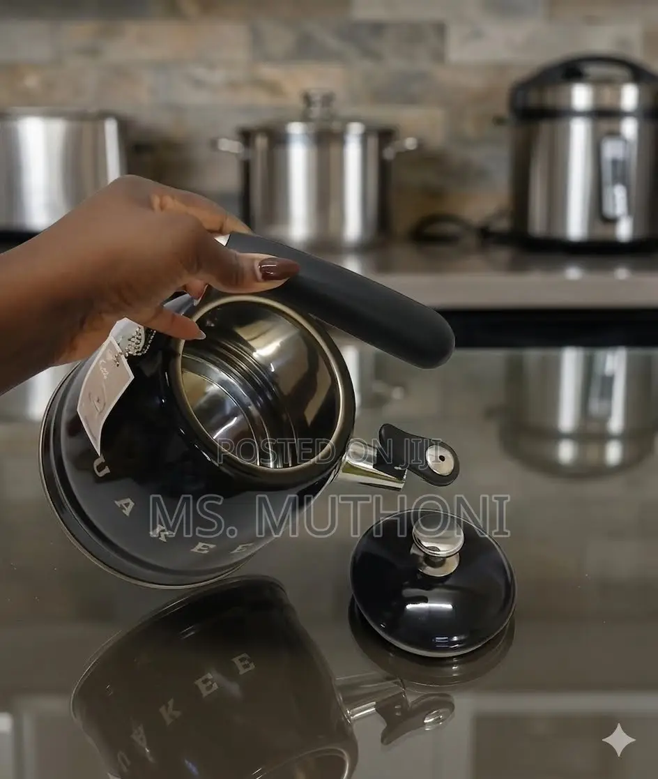 🖤 Induction-Compatible Retro Kitchenware Kettle