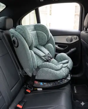 Sage Green 360 Degree Swivel Isofix Car Seat