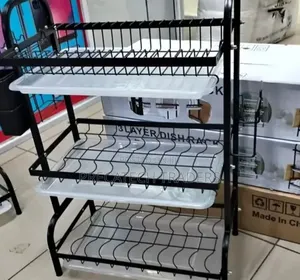 3-Tier Kitchen Storage Rack With Shelves