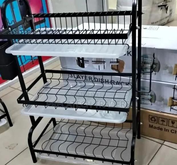 3-Tier Kitchen Storage Rack With Shelves