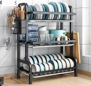 3-Tier Kitchen Storage Rack With Shelves
