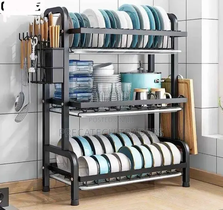 3-Tier Kitchen Storage Rack With Shelves