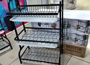Heavy Duty 3-Layer Kitchen Organizer Rack