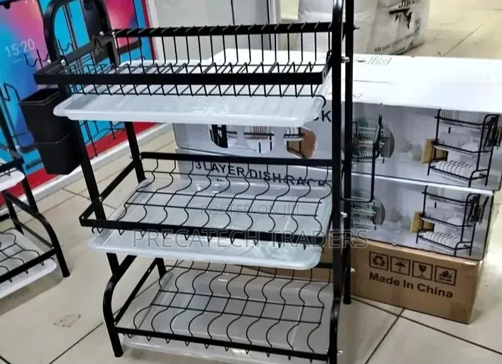 Heavy Duty 3-Layer Kitchen Organizer Rack