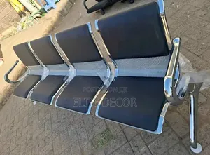 4-Way Link Chair Padded Waiting Bench – 4 Seater | Office & Reception