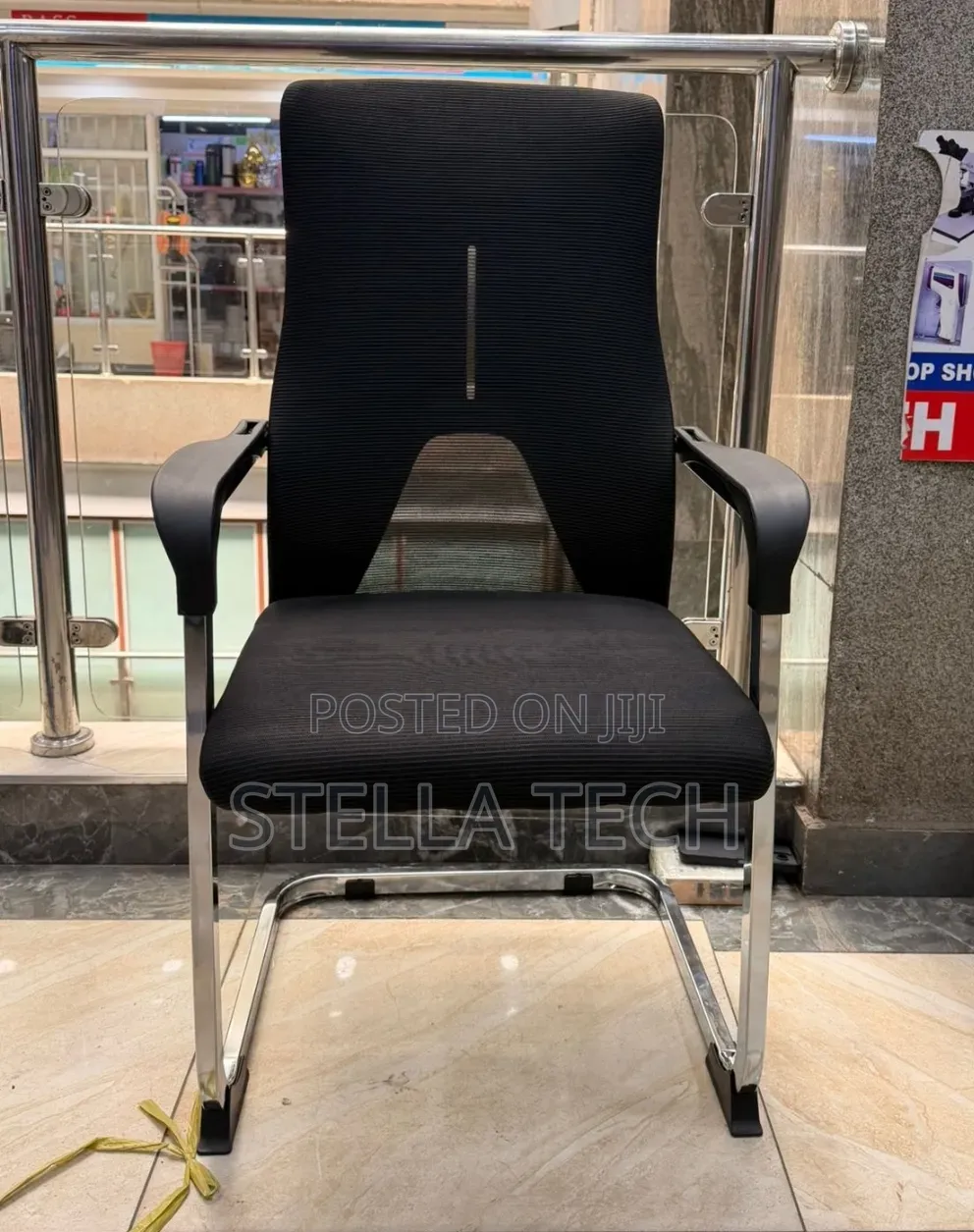 Mesh Non -Rolling Guests Office Chair