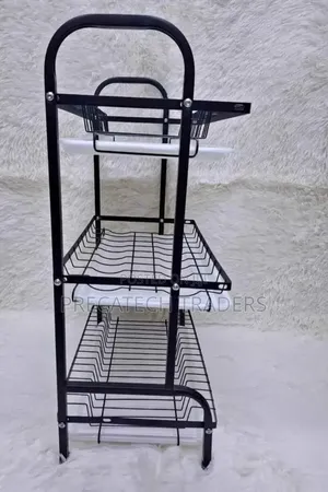 Kitchen Rack With Baskets & Hooks