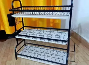Kitchen Rack With Baskets & Hooks