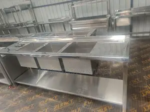 Three Bowls Sink, Stainless