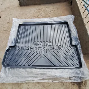 Heavy Duty Black Textured Rubber  Prado Boot Liner Tray Molded Mat