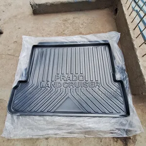 Heavy Duty Black Textured Rubber  Prado Boot Liner Tray Molded Mat