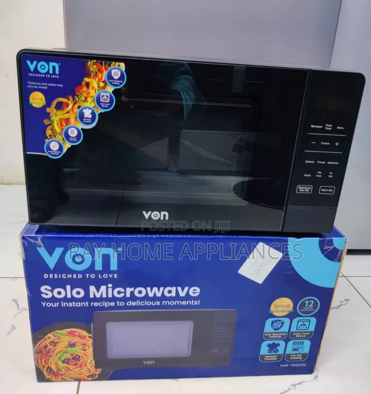206DGK Von Microwave Digital 20litres