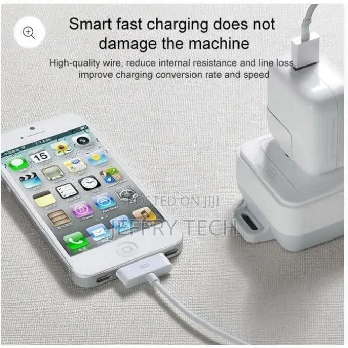 USB Data Cable for iPad - (iPad 3) / iPad 2/ iPad, iPhone 4 & 4S, IPh