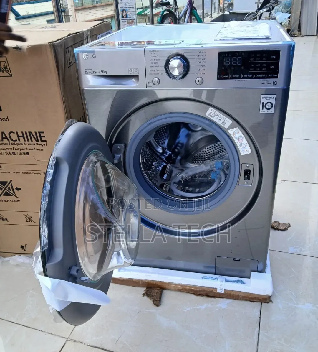 LG 9kg Front Load Wash and Spin Washing Machine F4R3VYG6P @