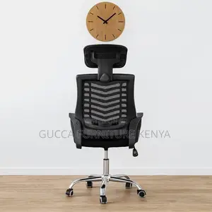 Swivel Study Mesh Chair With Headrest.