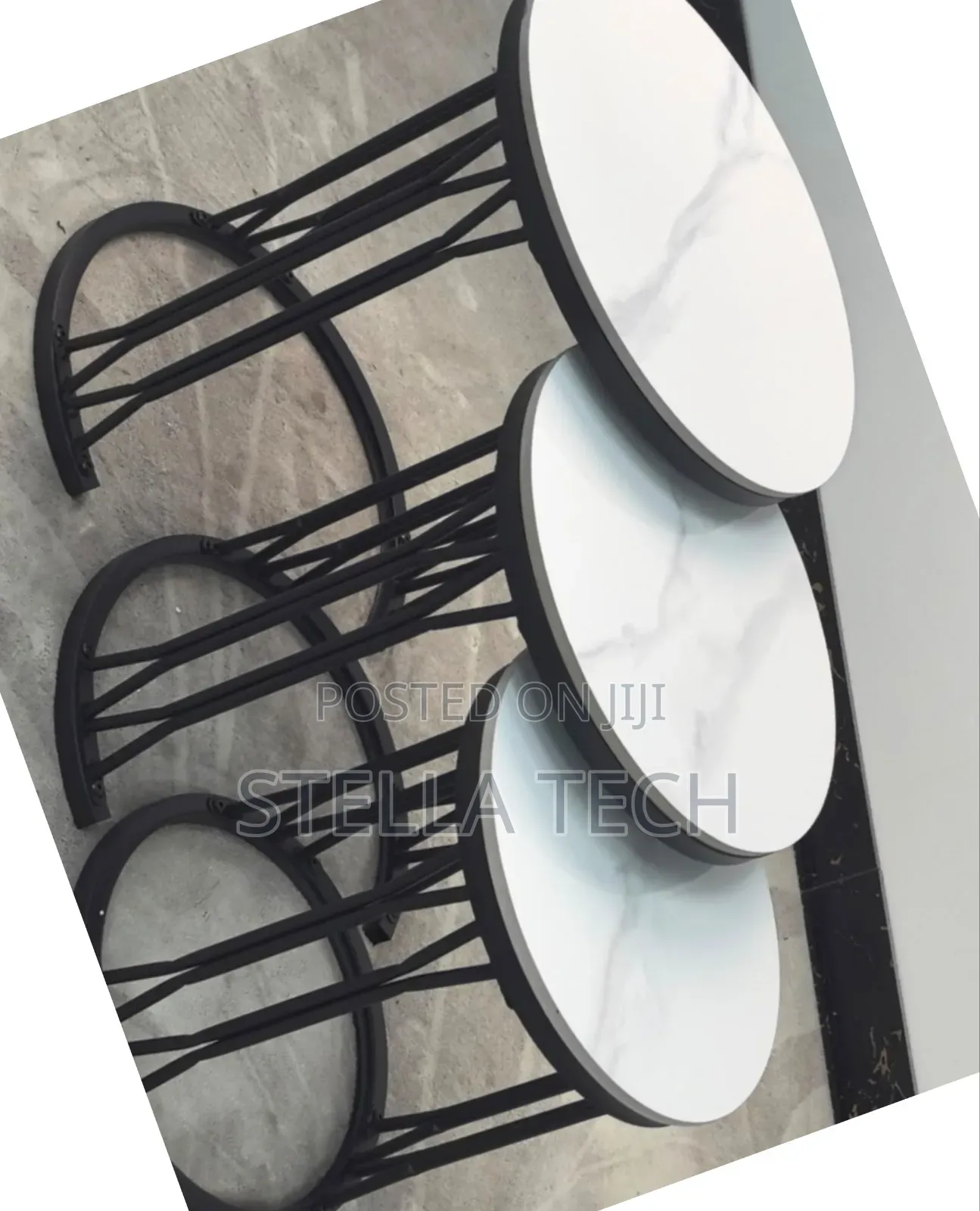 Best Quality 3 in 1 Executive Pure Marble Table