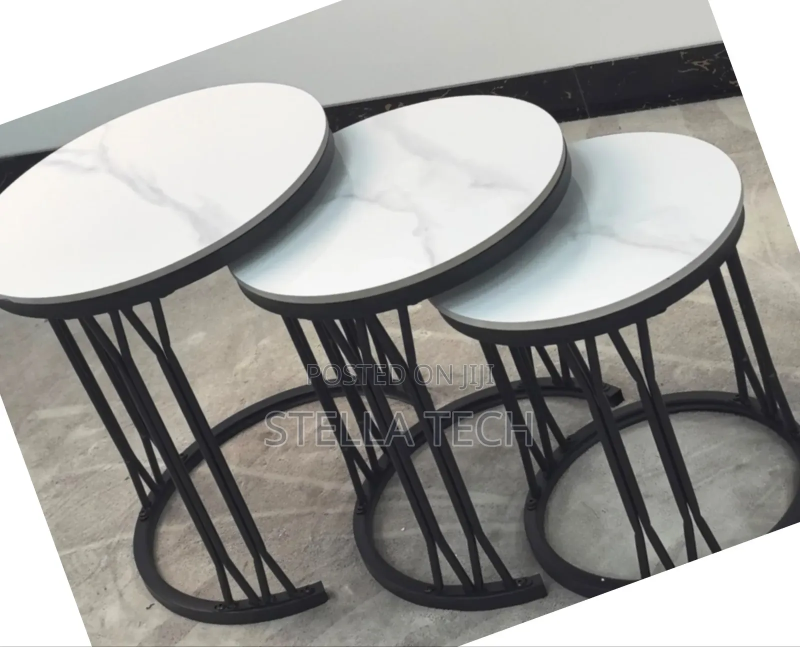 Best Quality 3 in 1 Executive Pure Marble Table