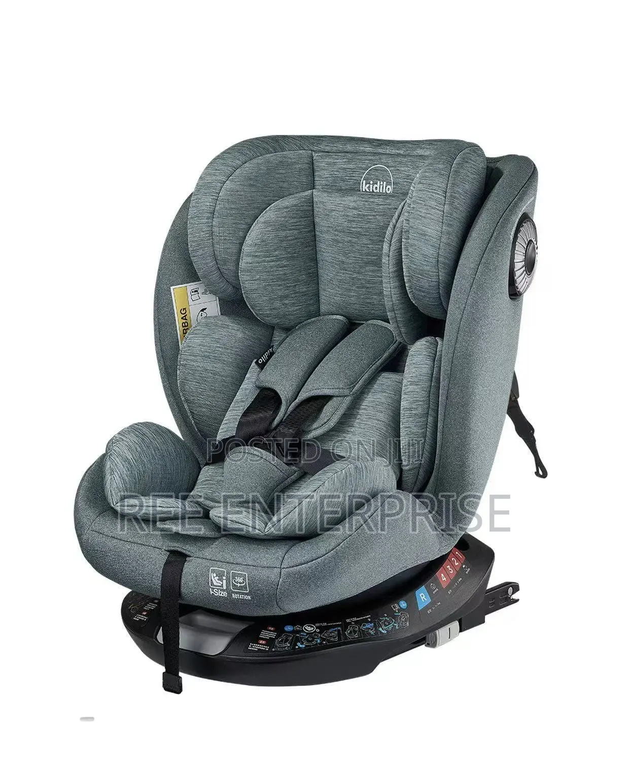 360 Degree Isofix Car Seat for Group 0/1/2/
