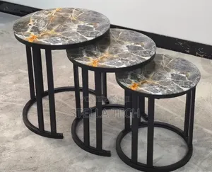 3 in 1 Executive Glass Effect Coffee Table