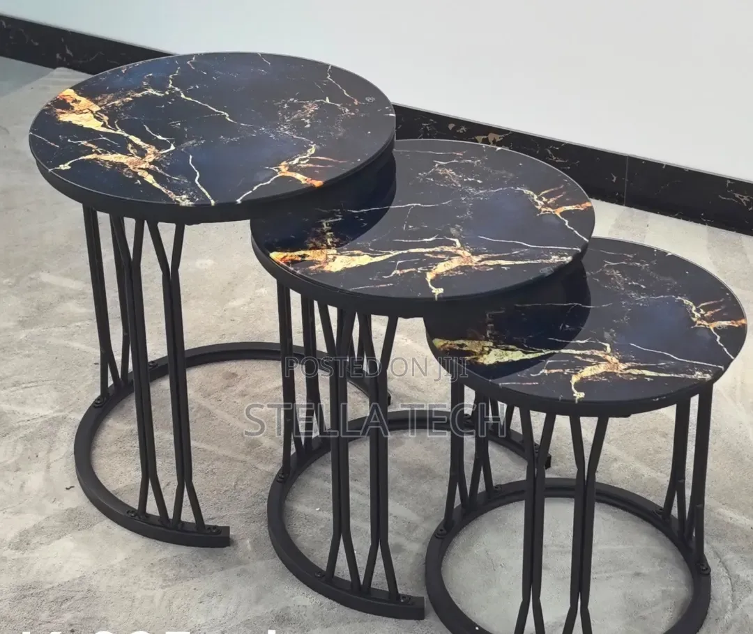 Executive 3 in 1 Coffee Table Glass Effect