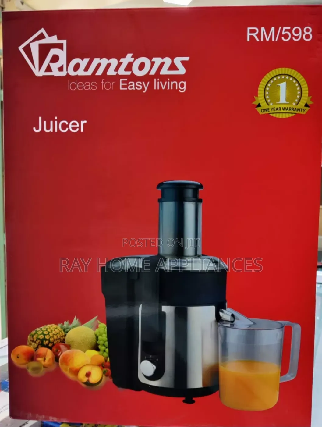 Ramtons Juicer RM598  800W