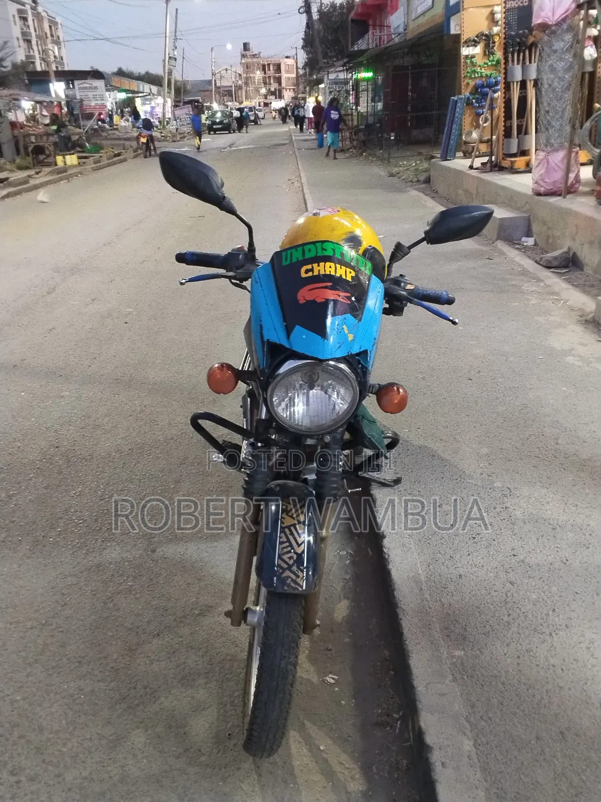 TVS HLX Plus ES 2022 Blue