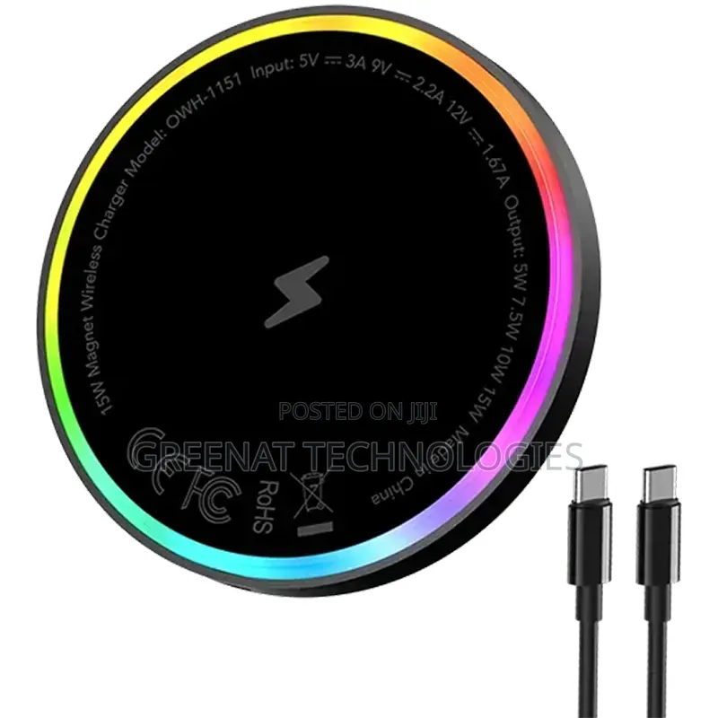 Oraimo PowerDock OWH-1151 15W Magnetic Wireless Charging Pad AniFast