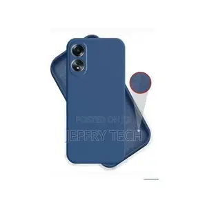 Silicon Back Case for Oppo A78 4g - Blue