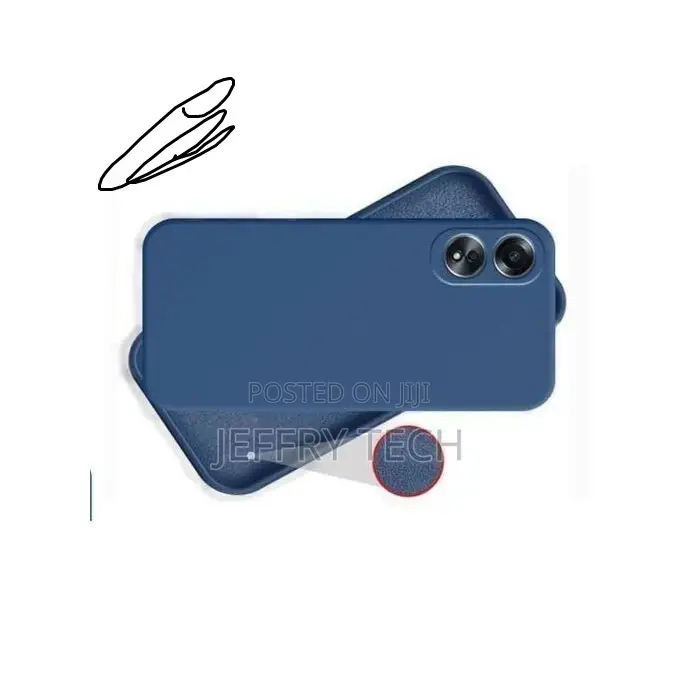 Silicon Back Case for Oppo A78 4g - Blue