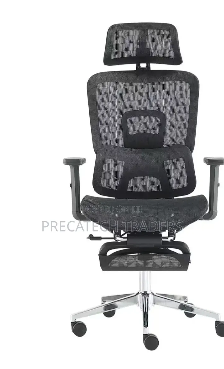 Orthopedic Executive Ergonomic Chair With Headrest & Footrest