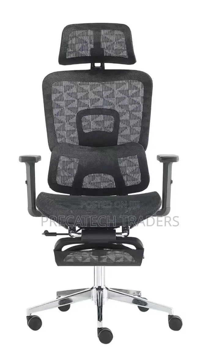 Premium Executive Office Chair – Headrest & Footrest