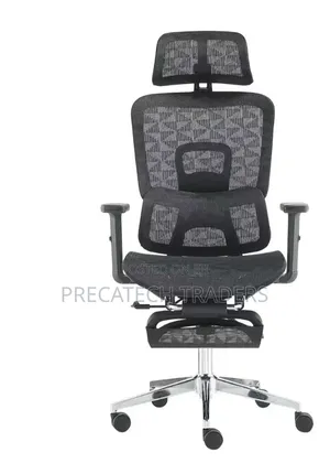 Comfortable Managerial Office Chair With Headrest