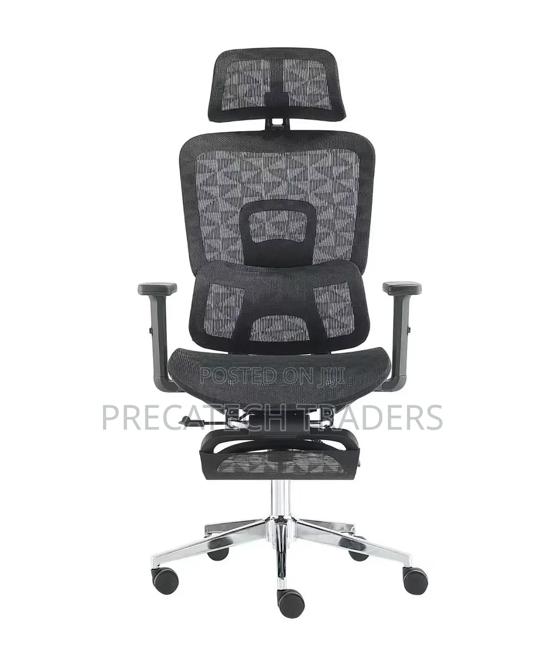 Comfortable Managerial Office Chair With Headrest