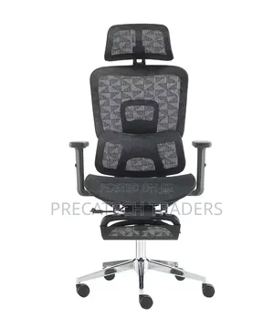 Comfortable Managerial Office Chair With Headrest