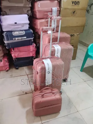 🔥🔥fashion 4 in 1 Unbreakble Laxurious Rubber Suitcase Briefcase