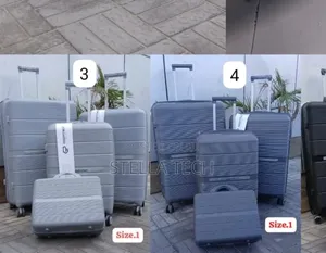 🔥🔥fashion 4 in 1 Unbreakble Laxurious Rubber Suitcase Briefcase