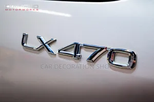 Polished Chrome Finish LX470 With Pre_applie Double-Sided Tape
