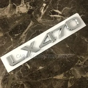 Polished Chrome Finish LX470 With Pre_applie Double-Sided Tape