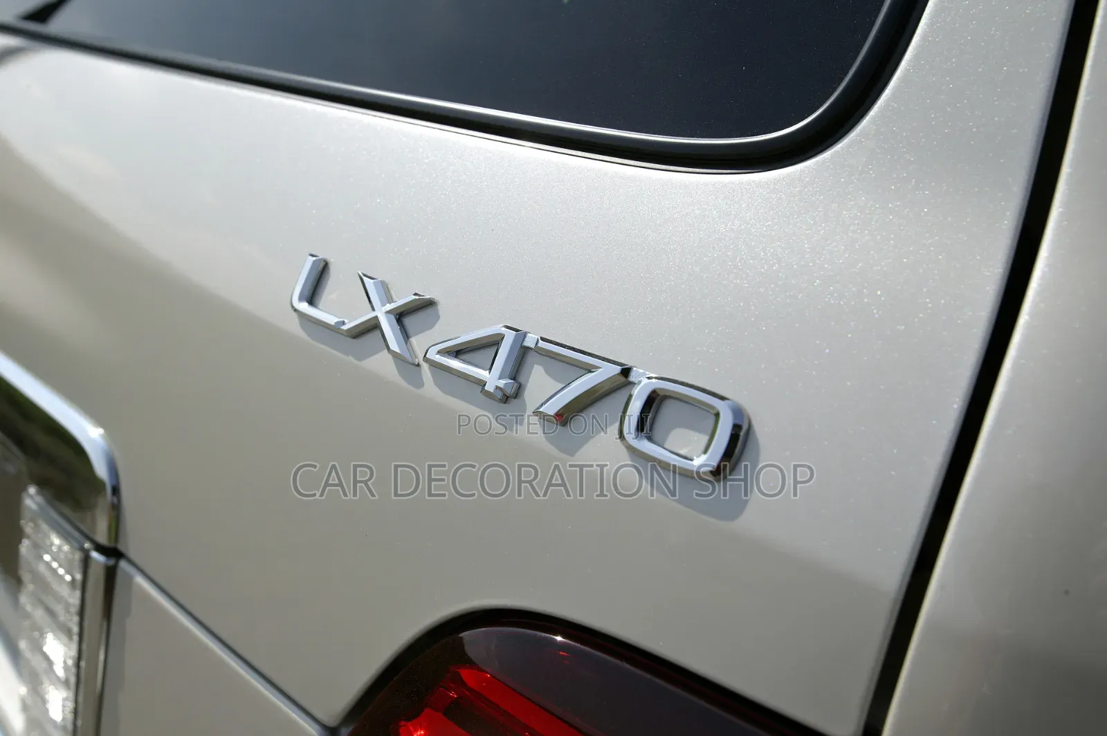 Lexus LX470 Replacement Badge Letters