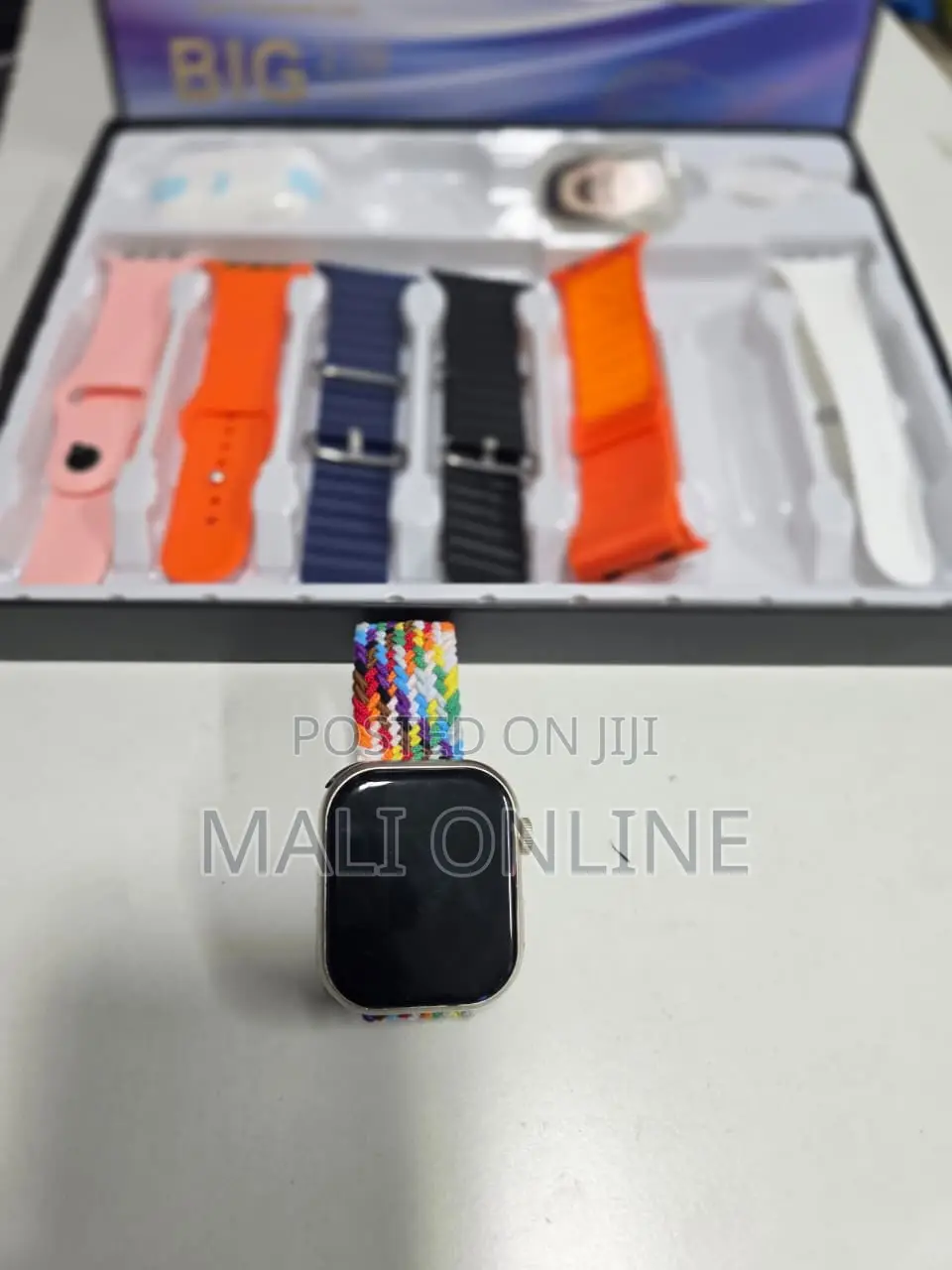 Smartwatch With 10+1 Straps Wireless Charging Case & AirPods Earbuds