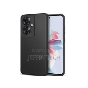 Silicon Back Case for Oppo Reno 11f . Black
