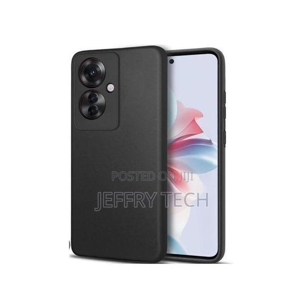 Silicon Back Case for Oppo Reno 11f . Black