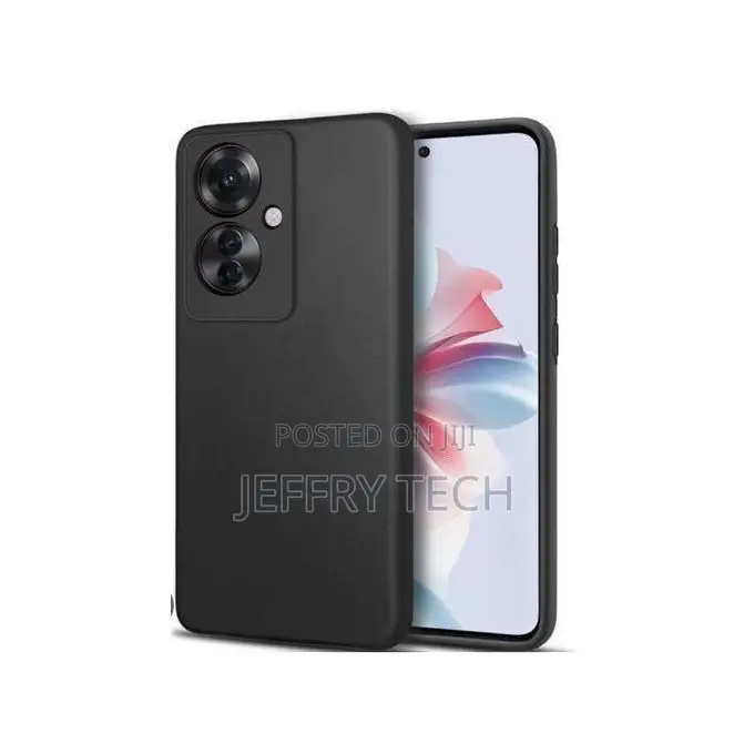 Silicon Back Case for Oppo Reno 11f . Black
